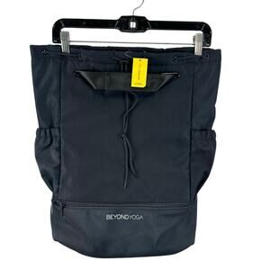 Beyond Yoga Backpack New Gym Yoga Bag Black Drawstring Closure